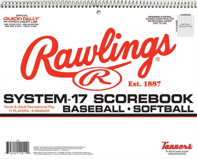 Baseball/softball scorebook