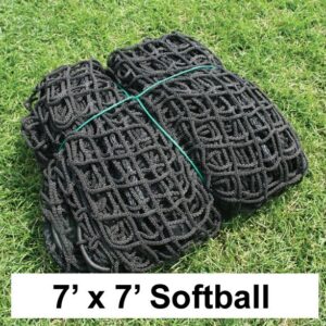 Replacement Softball Pitching Net - 7' x 7' Pillow Case Slip on Net