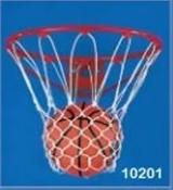 Anti-Whip Braided Nylon Basketball Net (2 Nets/Pack)