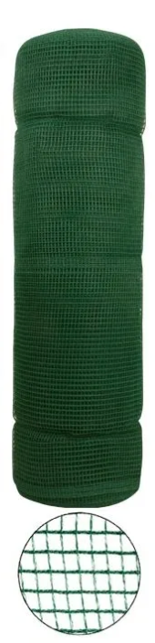 Porta-Flex Green Fence with Yellow Band