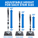 Tanner Tee the Original Adjustable Batting Tee