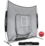 PowerNet DLX Baseball Net 7x7 Black
