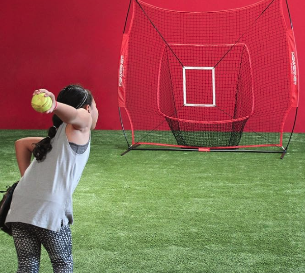 PowerNet DLX Baseball Net 7x7 Black