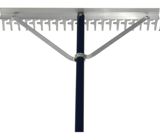36" Aluminum Screening Rake