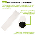 PRO MODEL 4-WAY Youth PITCHER'S PLATE